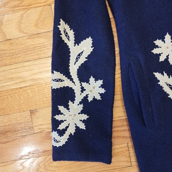 Anthropologie Sparrow Walking Trails Sweater Coat Medium (runs small) 2007 Rare - Picture 4 of 13